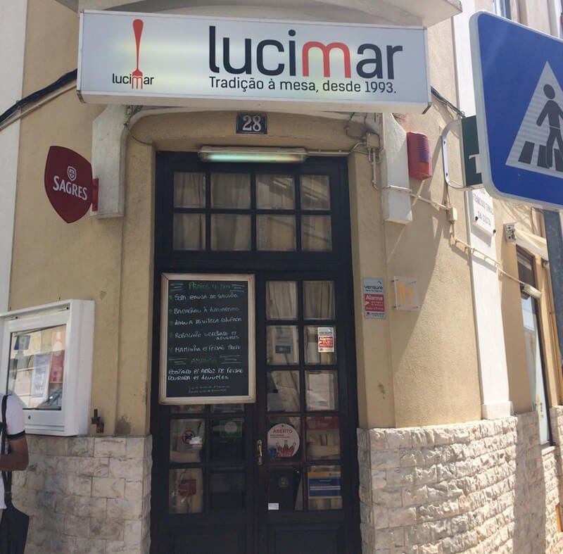 Entrance to the Lucimar restaurant Restaurant Lucimar