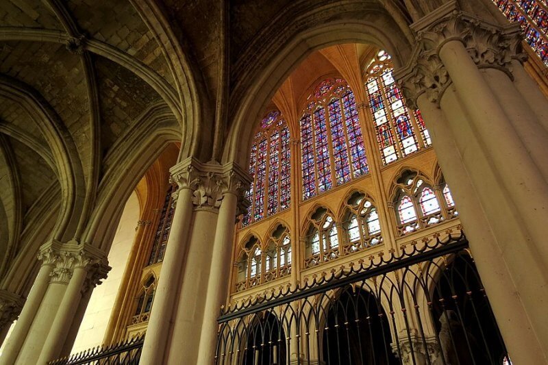Stained glass windows of the Cathedral of Tours