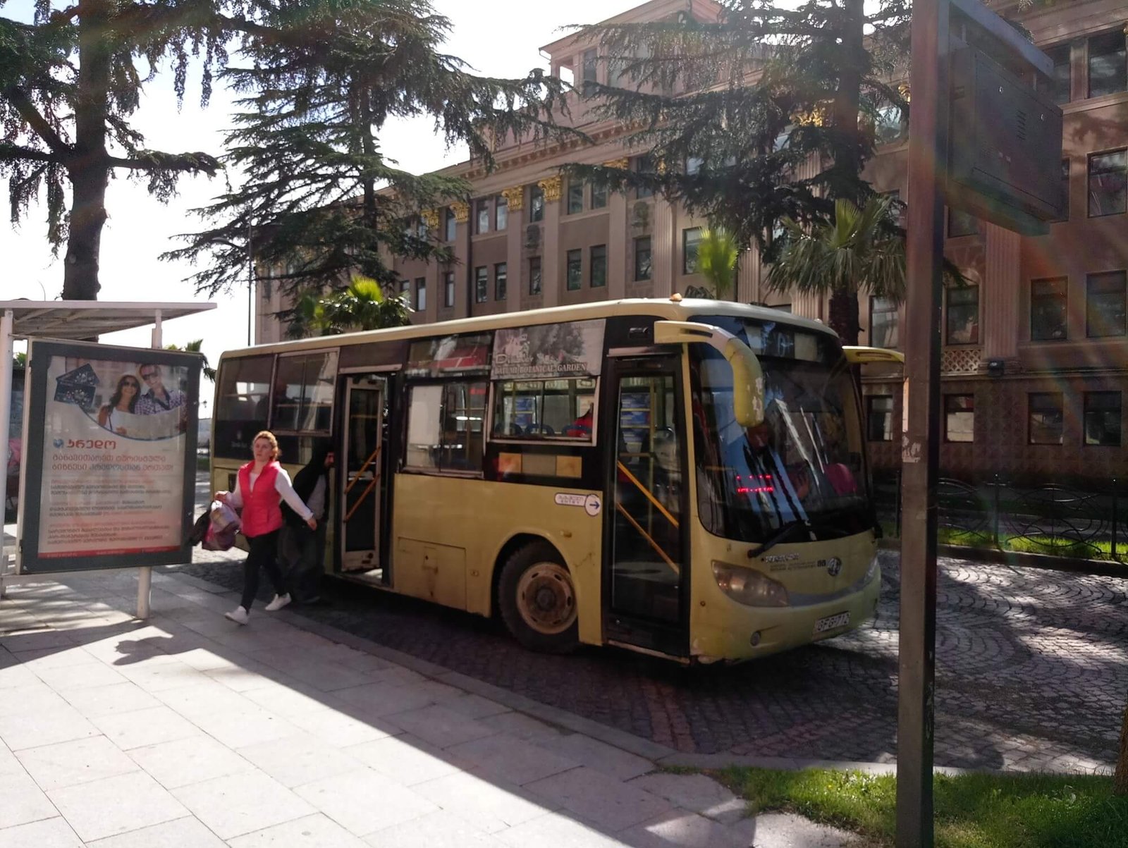 Photo of a minibus in Batumi Bus service in Batumi