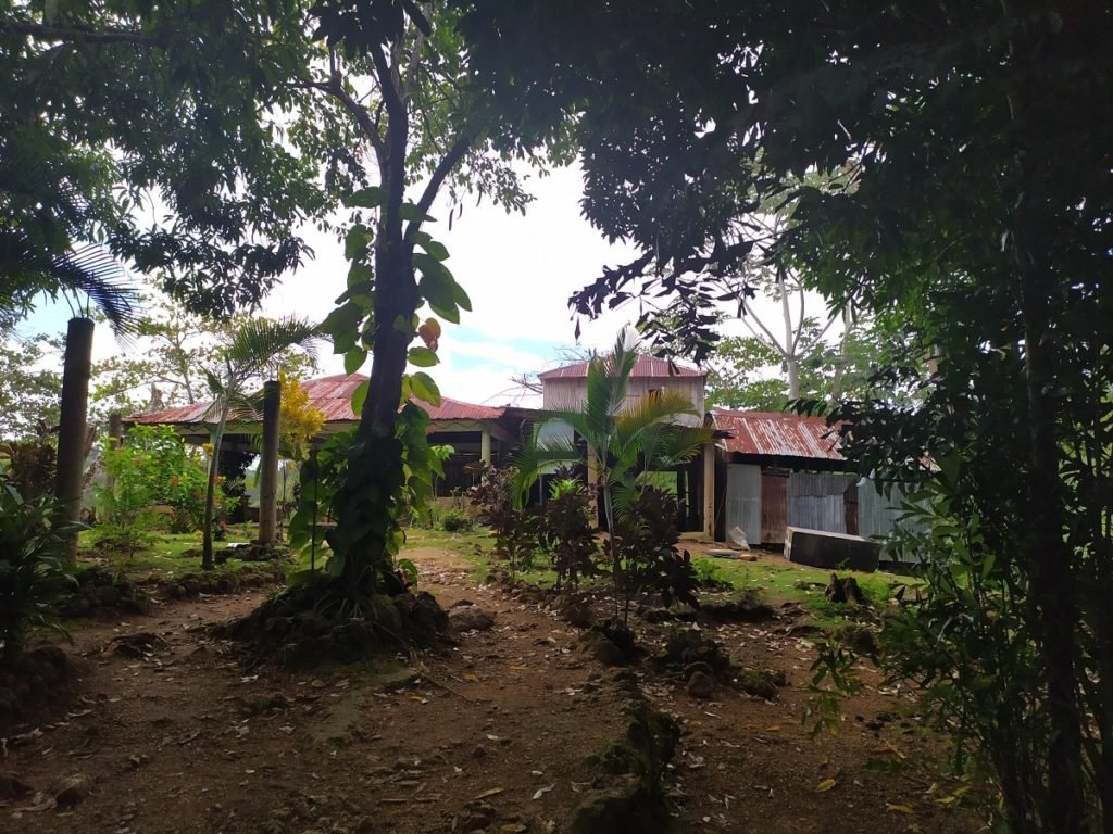 cafe on the mountain by the waterfall