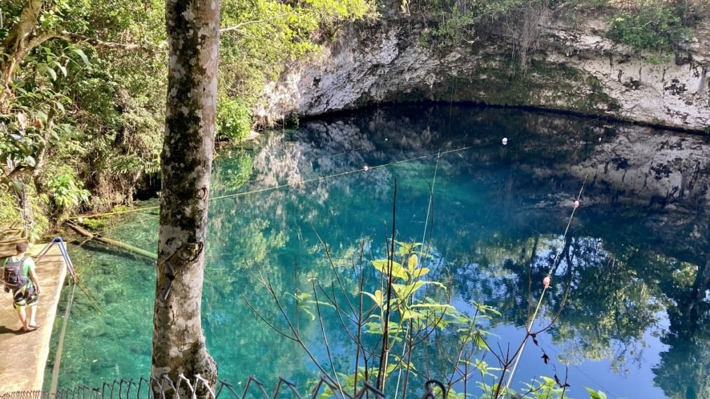 karst lake in the caribbean