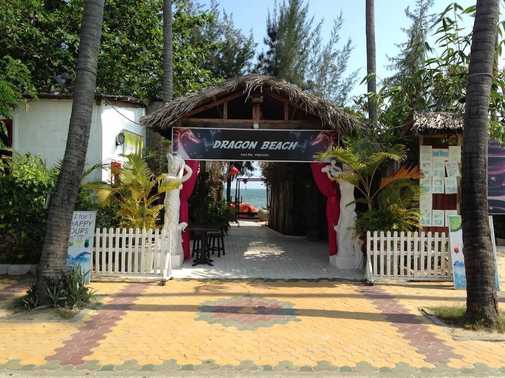 Photo of the entrance to the Dragon Beach Club, Phan Thiet Dragon Beach Nightclub