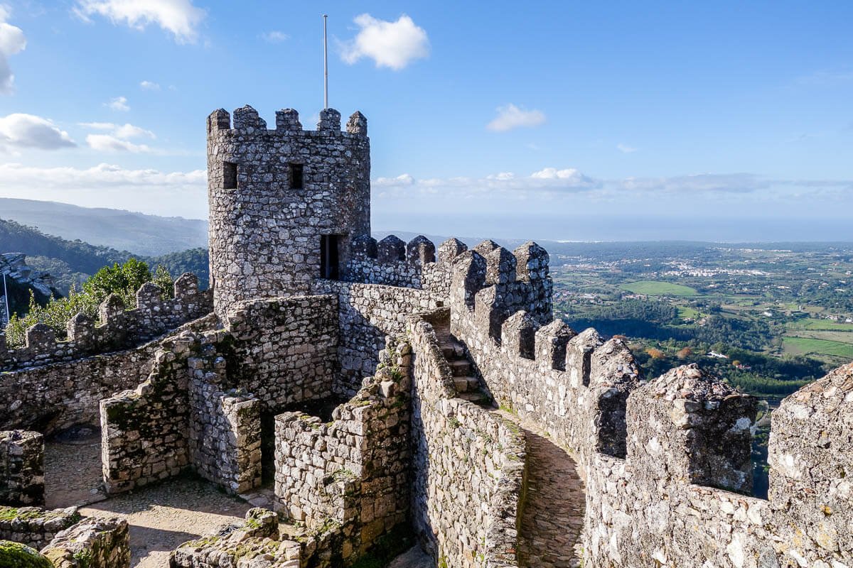Photo of the Portuguese Moorish Castle Moorish castle