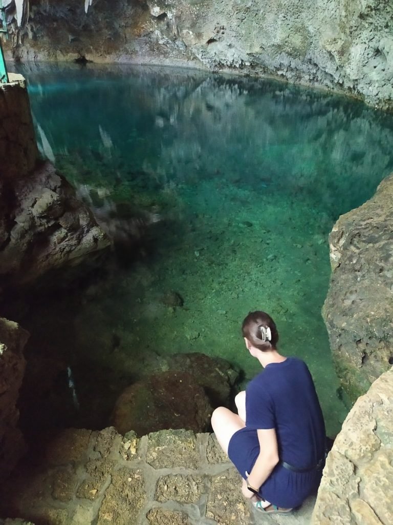 Lakes in the Three Eyes Cave