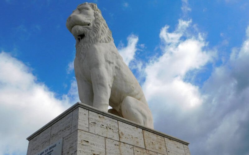 Piraeus Lion in Piraeus, Greece Piraeus Lion in the city of Piraeus