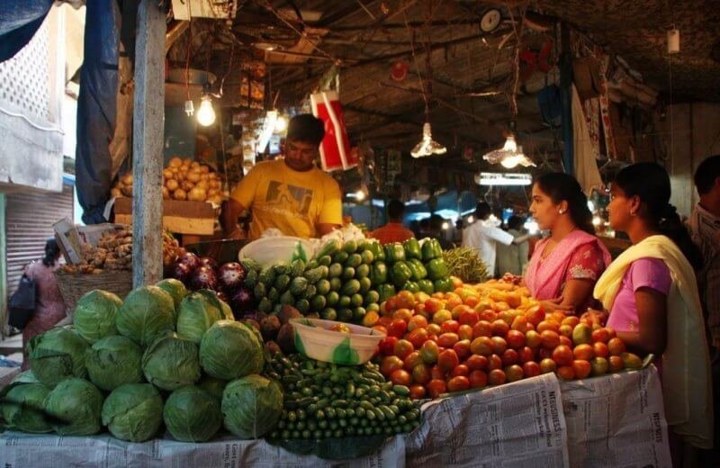 Vegetables at the Margao market