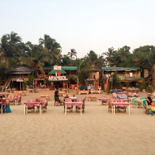 Arambol Beach Cafe, Goa Arambol Beach Cafe