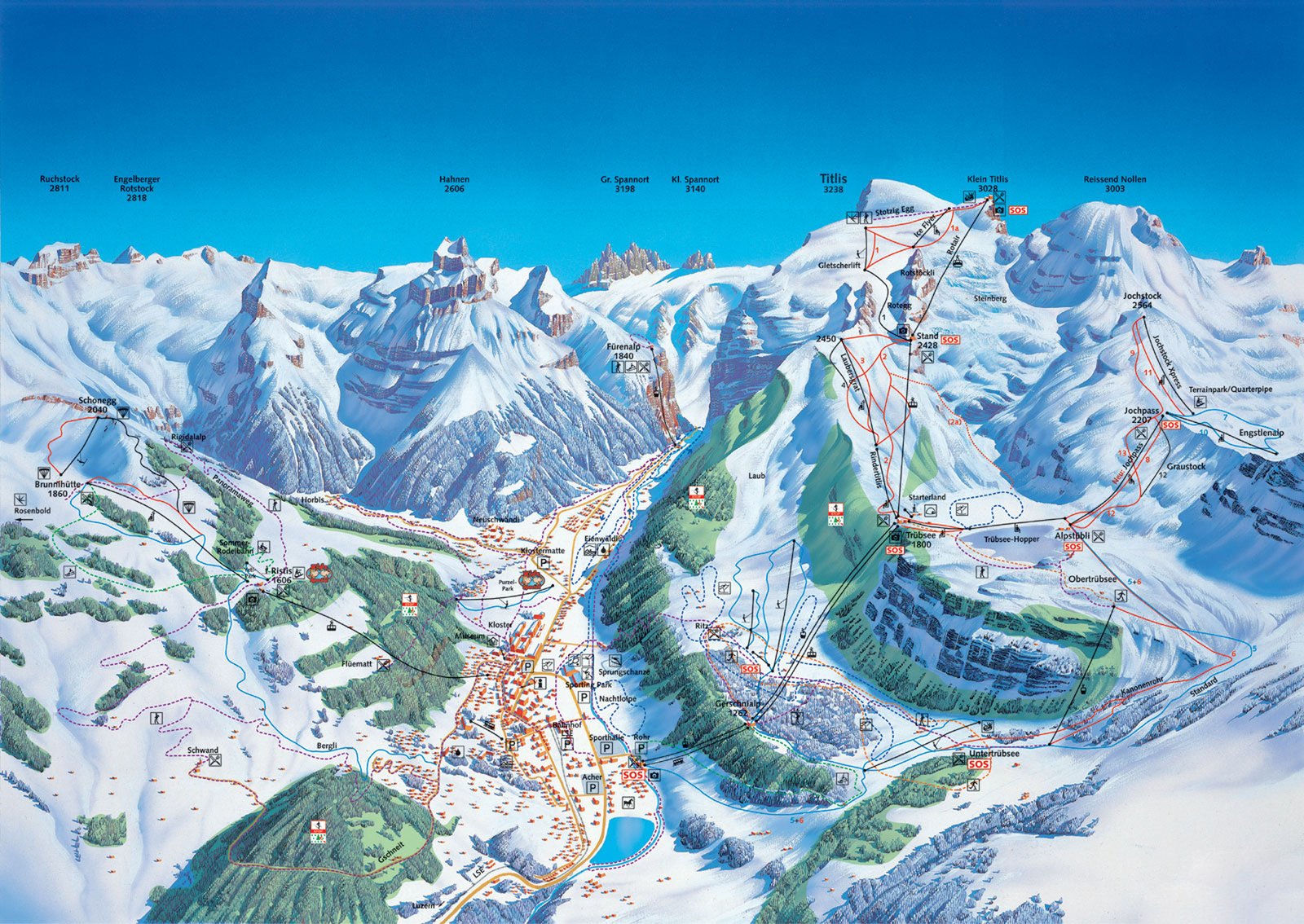 Engelberg Ski slopes