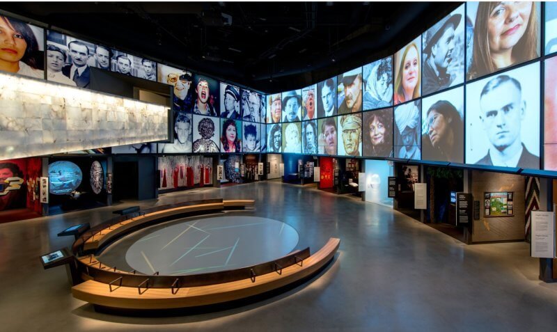 Canadian Museum of Human Rights inside Hall of the Canadian Museum of Human Rights