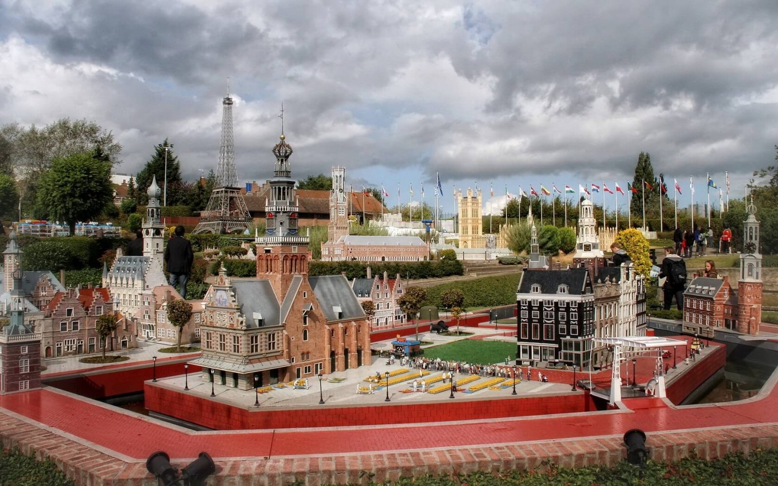 In the Mini Europe Park in Brussels Mini Europe Park