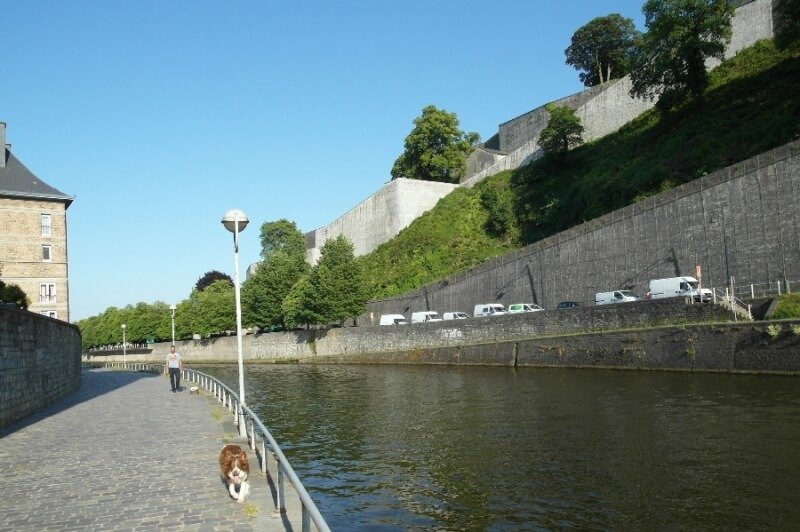 Photo on the Sambre River embankment Sambre River Embankment
