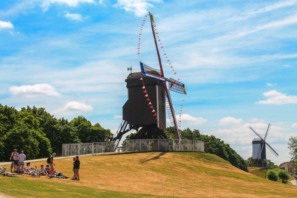 Windmills in Bruges
