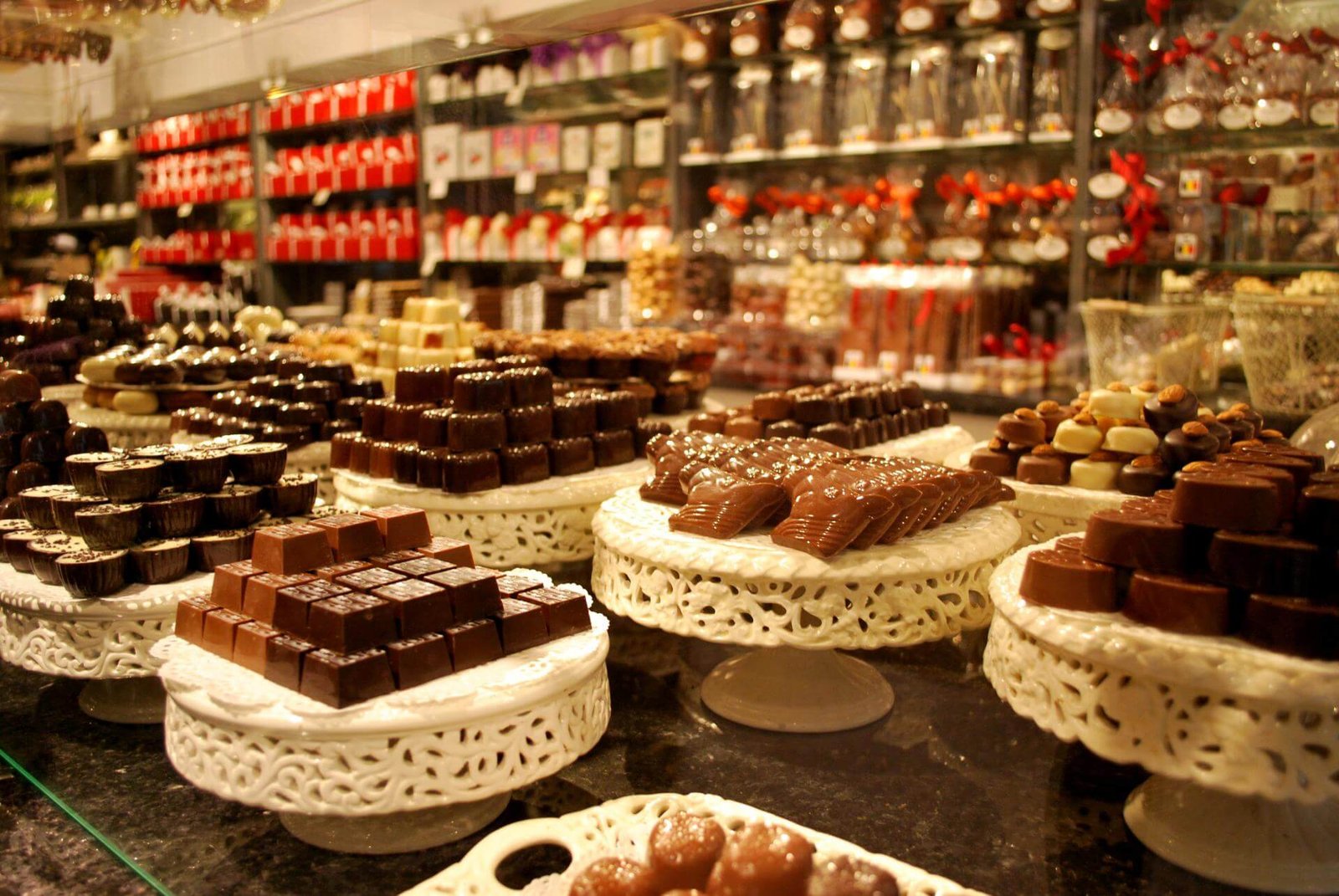 Photos of Belgian sweets Belgian chocolate