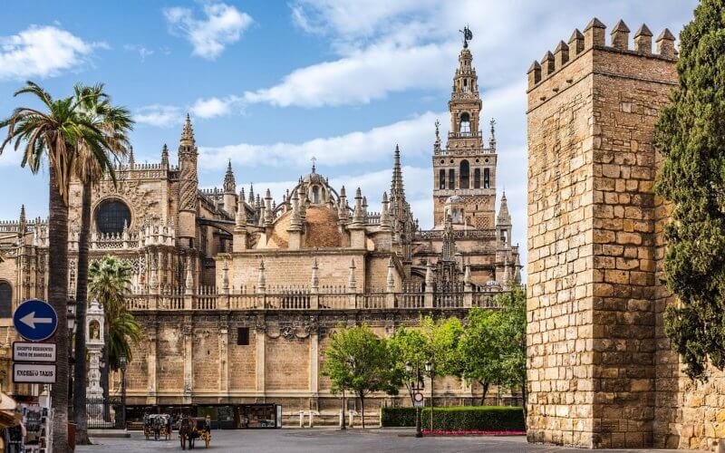 View of the Cathedral of Seville