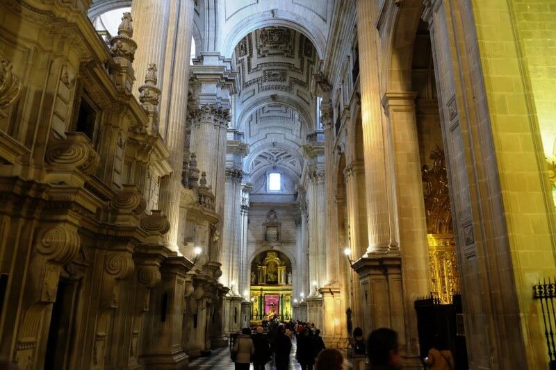 The Cathedral of Jaén in Andalusia The cathedral inside