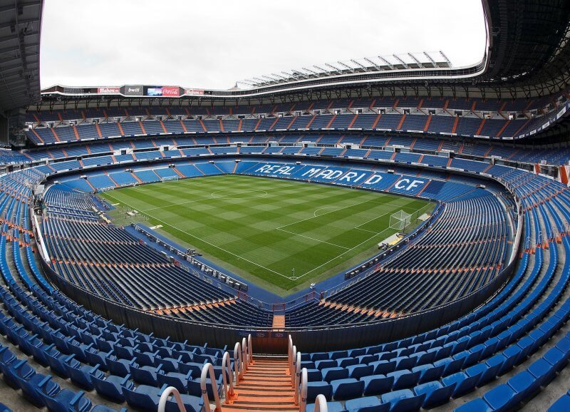Santiago Bernabéu Stadium inside