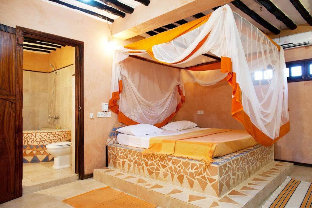 Interior photo of a room at the Kendwa Rocks Hotel Kendwa Rocks Hotel Room