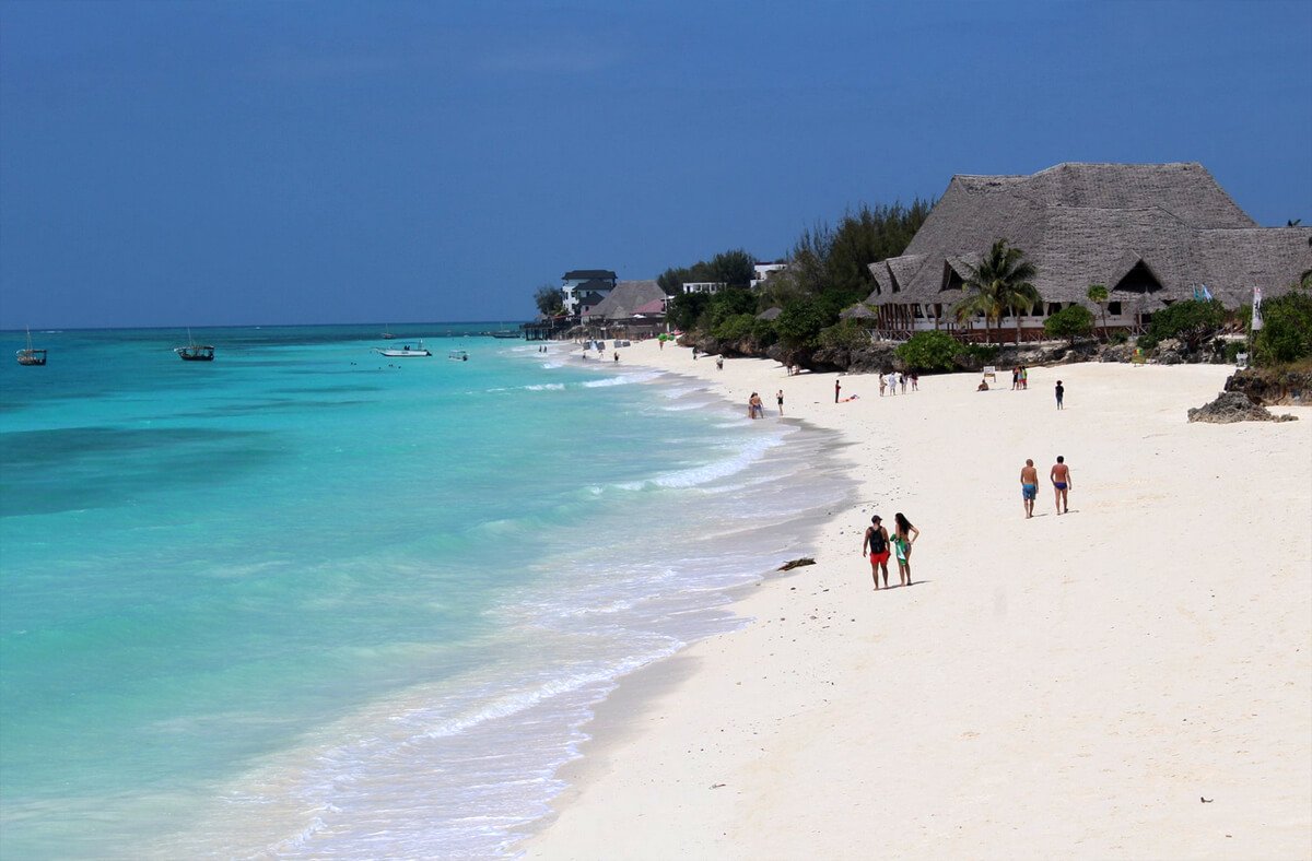 Nungwi Beach with turquoise water Nungwi Beach