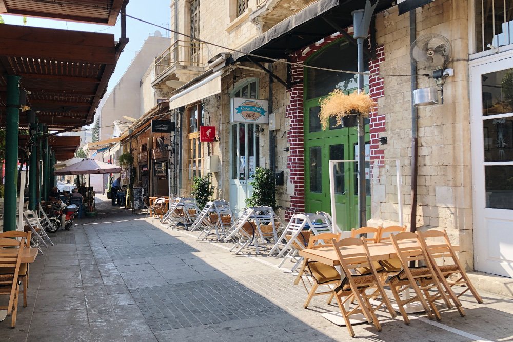 Some coffee shops are open from 08:00, but bars are only open in the evening.