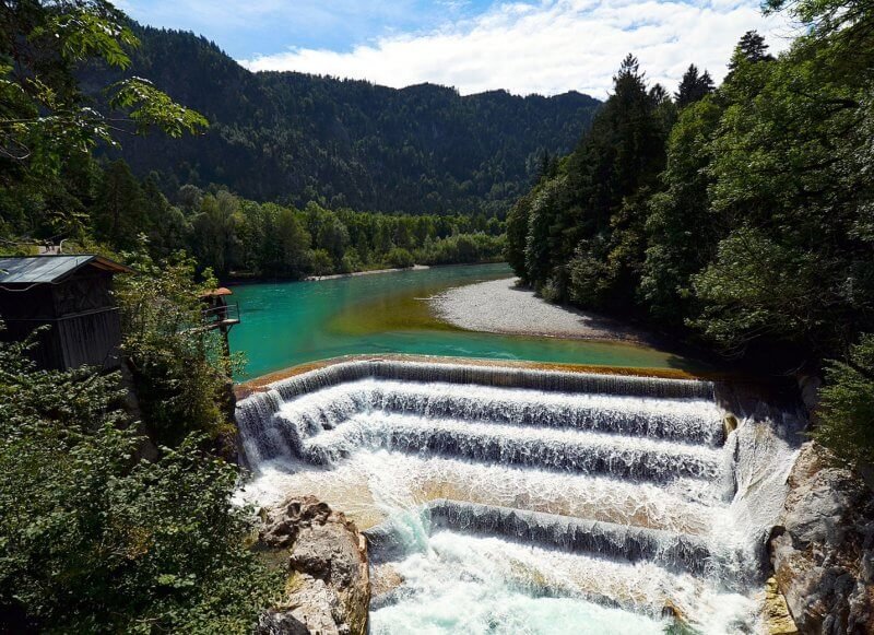 Waterfall on the Leh River