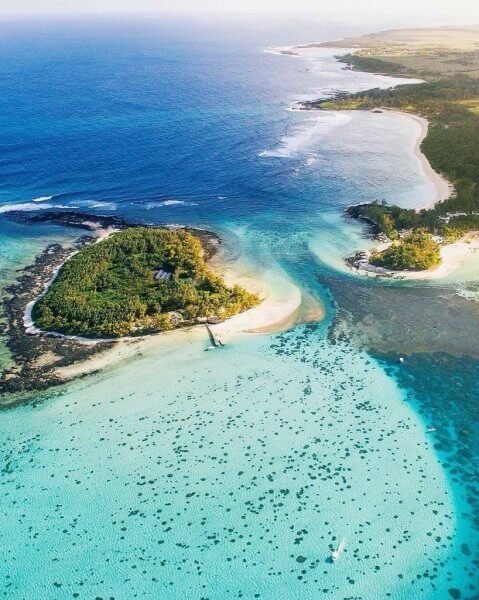 Coconut Island, top view