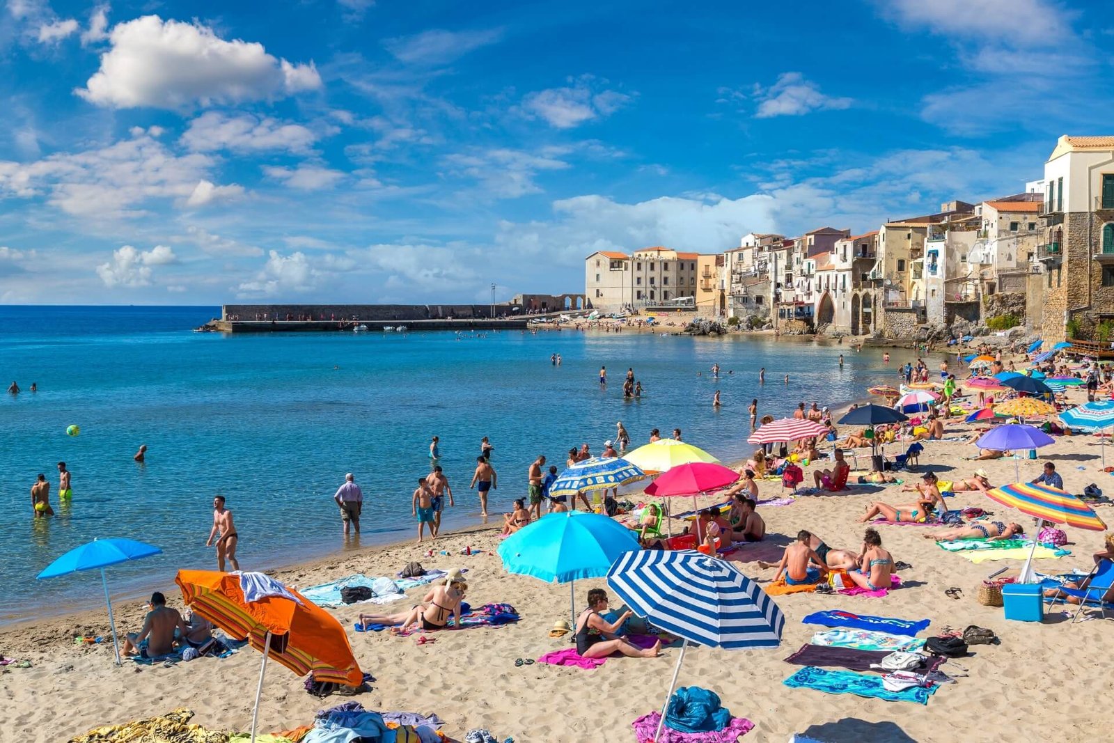 Cefalu Beach, Sicily