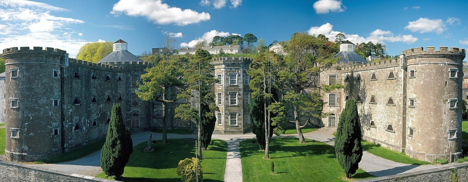 The photo shows the Cork City Gaol Women's Prison. Cork City Gaol Building