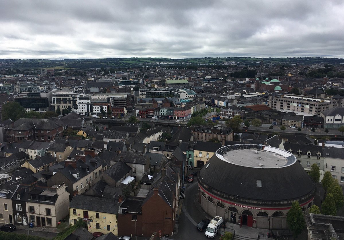 Photo of Cork City from the bell tower of St. Anne's Church View from the bell tower of St. Anne's Church