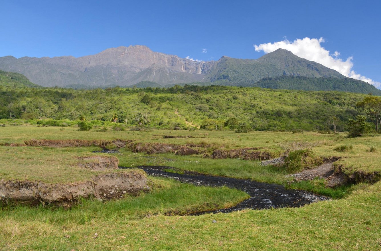 Mount Meru in the photo Mount Meru