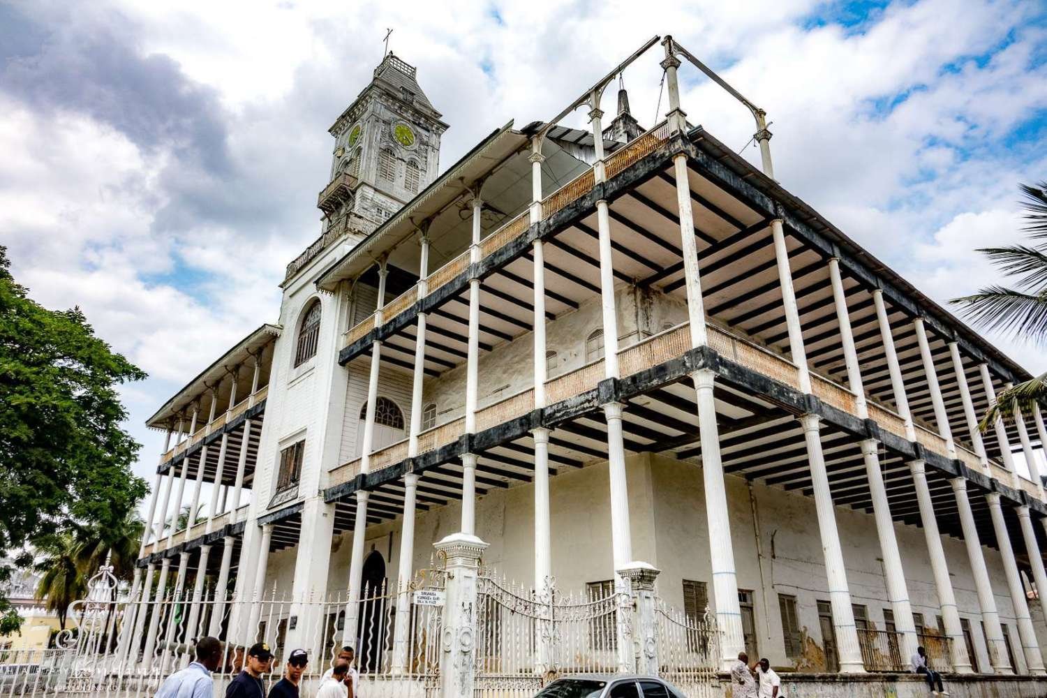 The photo shows the House of Wonders in Stone Town, Zanzibar Stone Town Wonder House