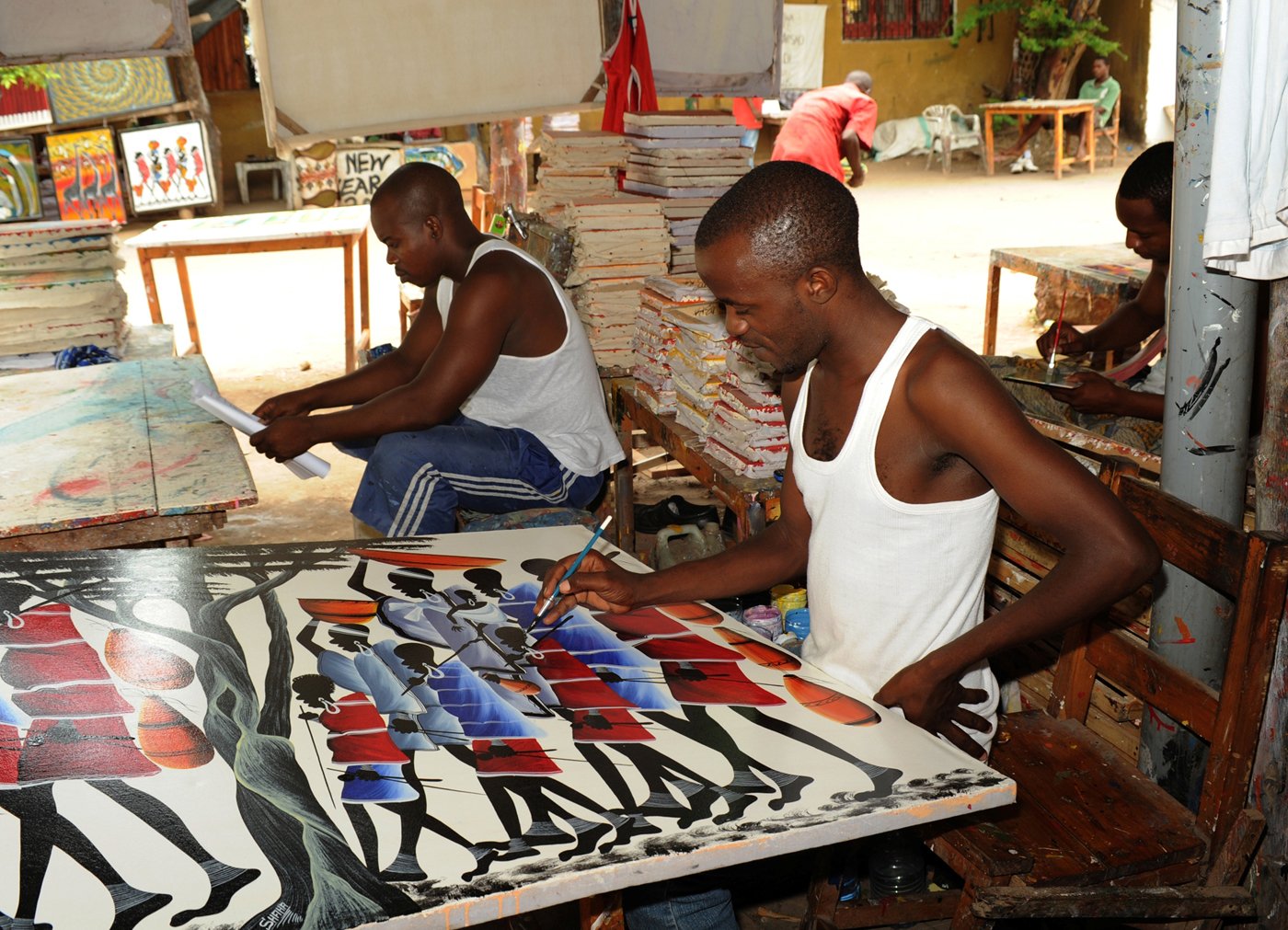Creating Tingating-style paintings