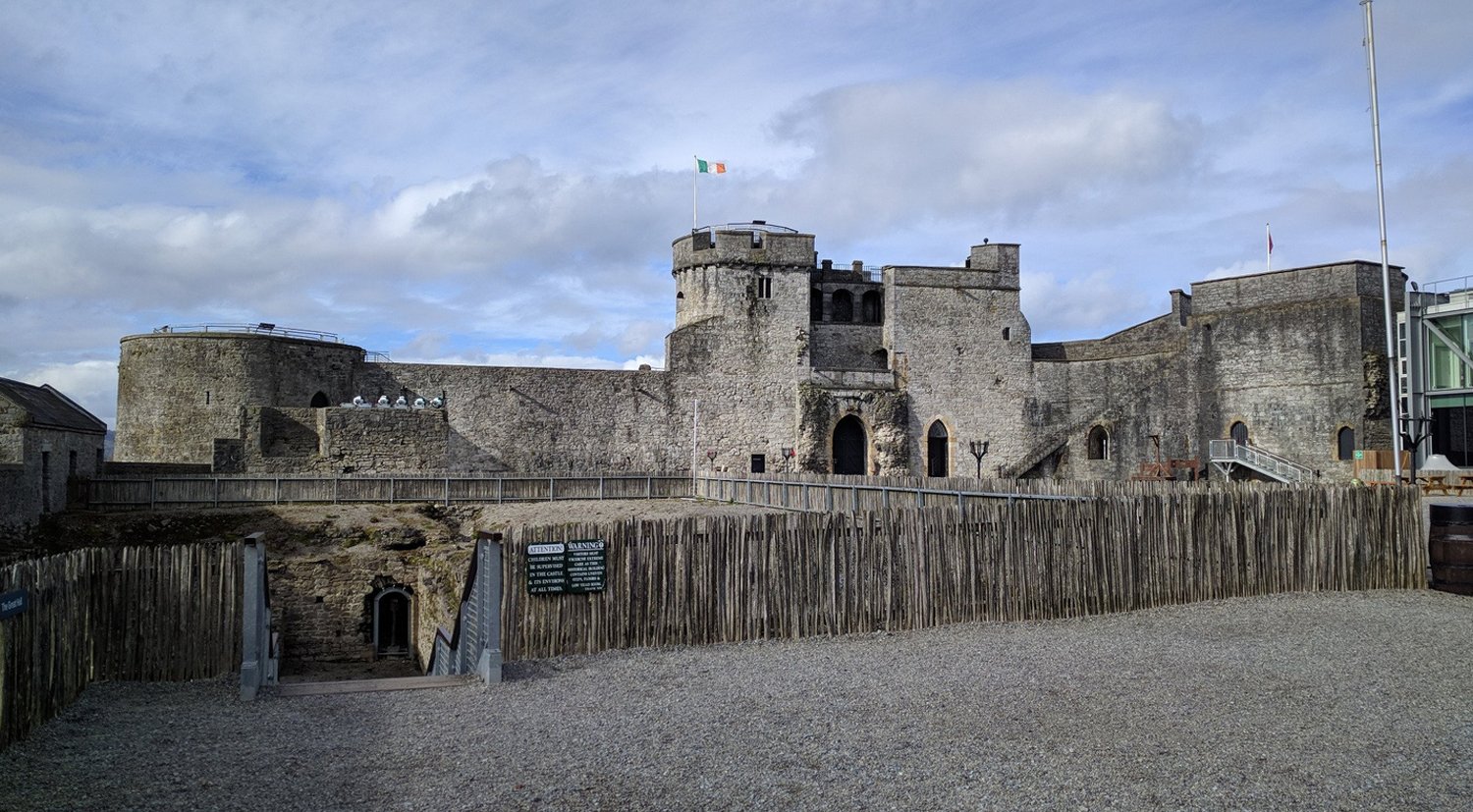 Photo taken at King John's Castle, Limerick On the grounds of King John's Castle