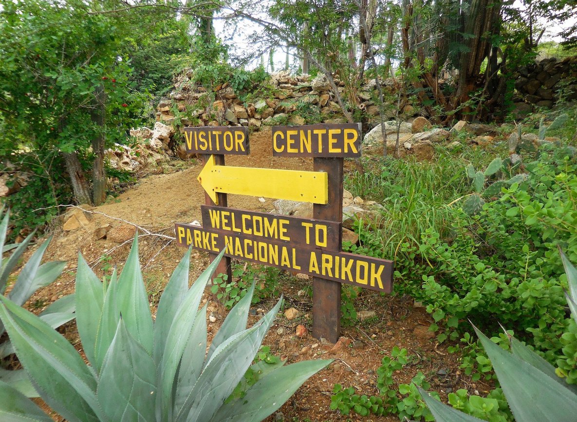 Photo of the Arikok National Park sign Arikok Park Sign