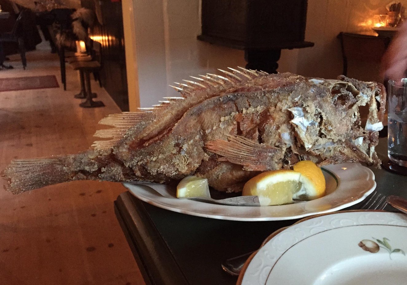 Fish serving at Barbara Restaurant Barbara Fish Restaurant