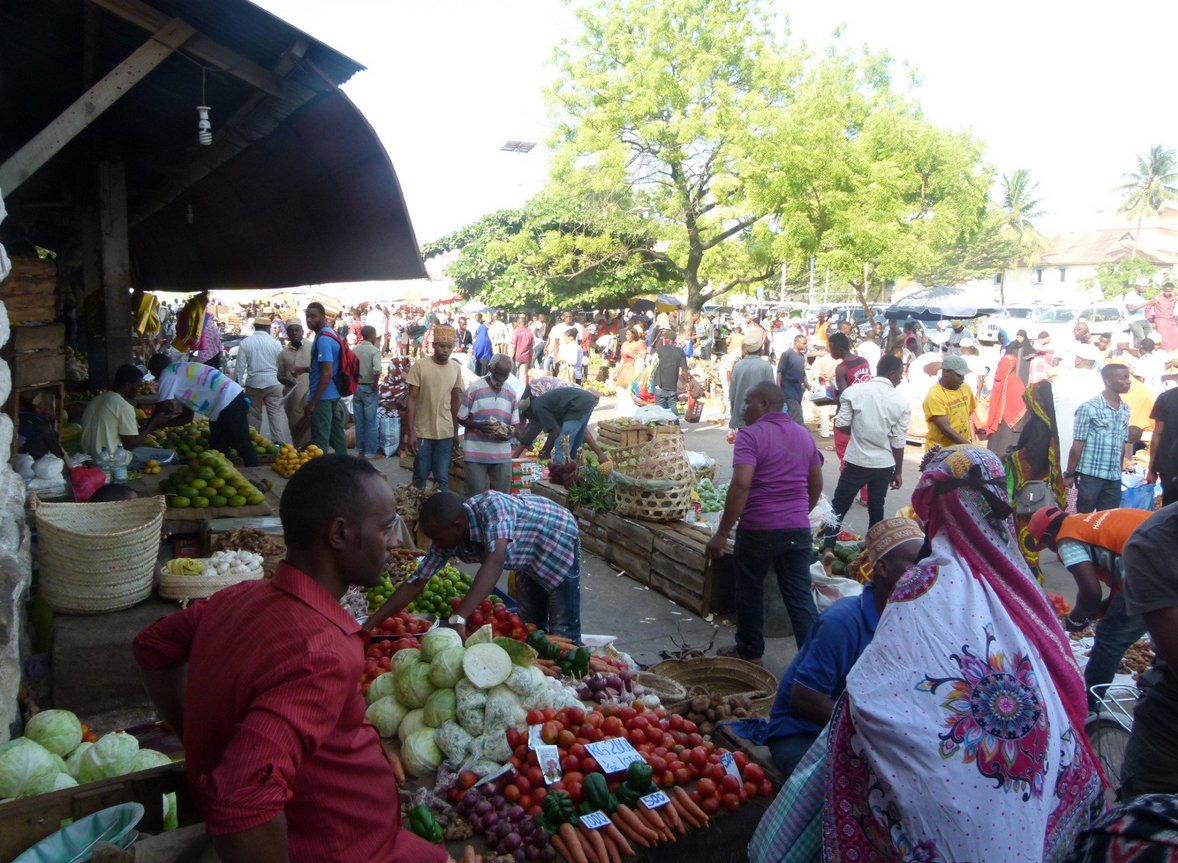 Photo of the Darajani Bazaar Market in Stone Town Darajani Bazaar