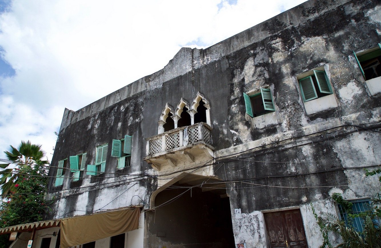Photo of the old Stone City building Ancient buildings of the old town