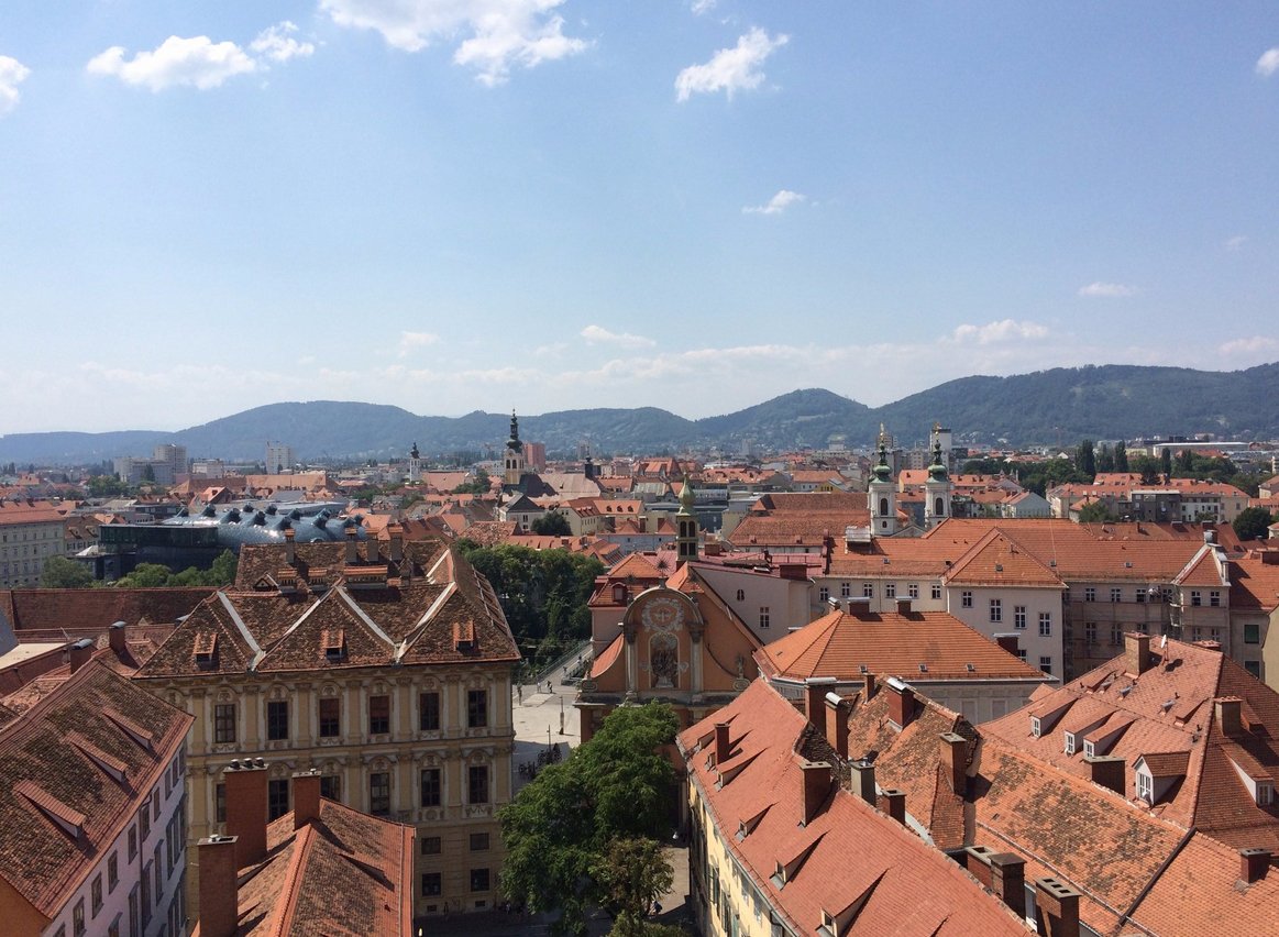 Graz Old Town view Old Town of Graz