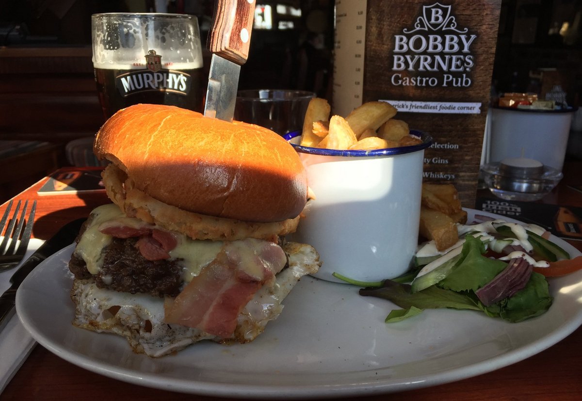 At the Bobby Byrnes Pub Bobby Byrnes Pub on O’Connell Street