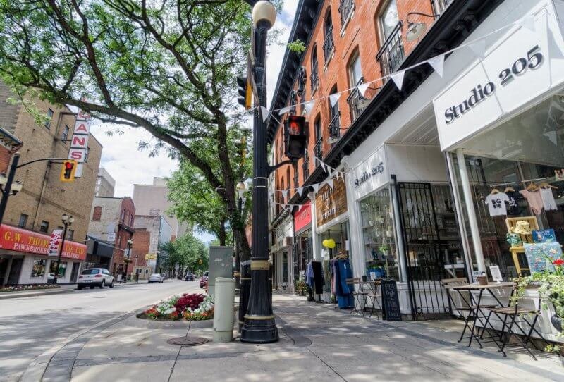 One of the streets in Hamilton, Canada Photo: Hamilton Street
