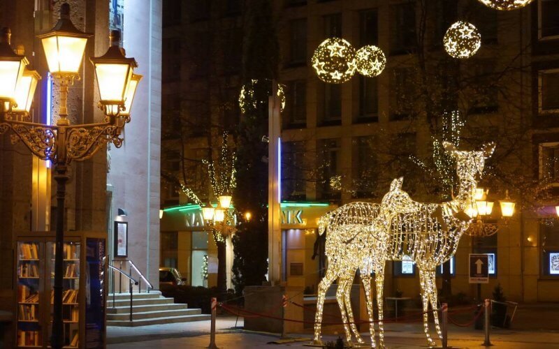 Essen Light Week Light show at the Essen Light Week