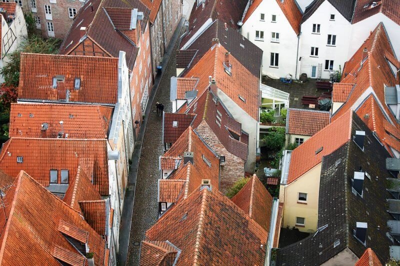 Lübeck city view