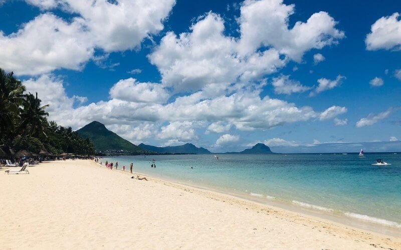 Photo of the Flic-en-Flac beach