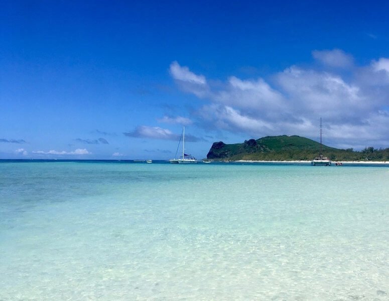 Blue Water on the Island of Gabriel