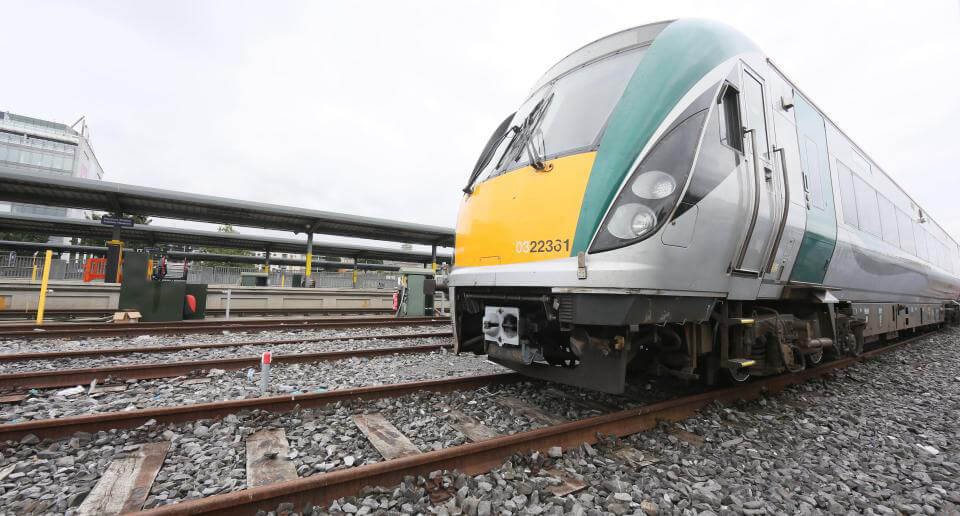 Train company "Irish Rail" Train to Killarney