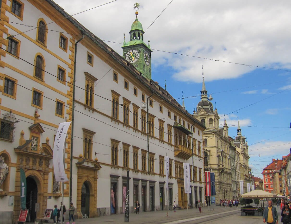 Landhaus building in Graz Styrian Parliament