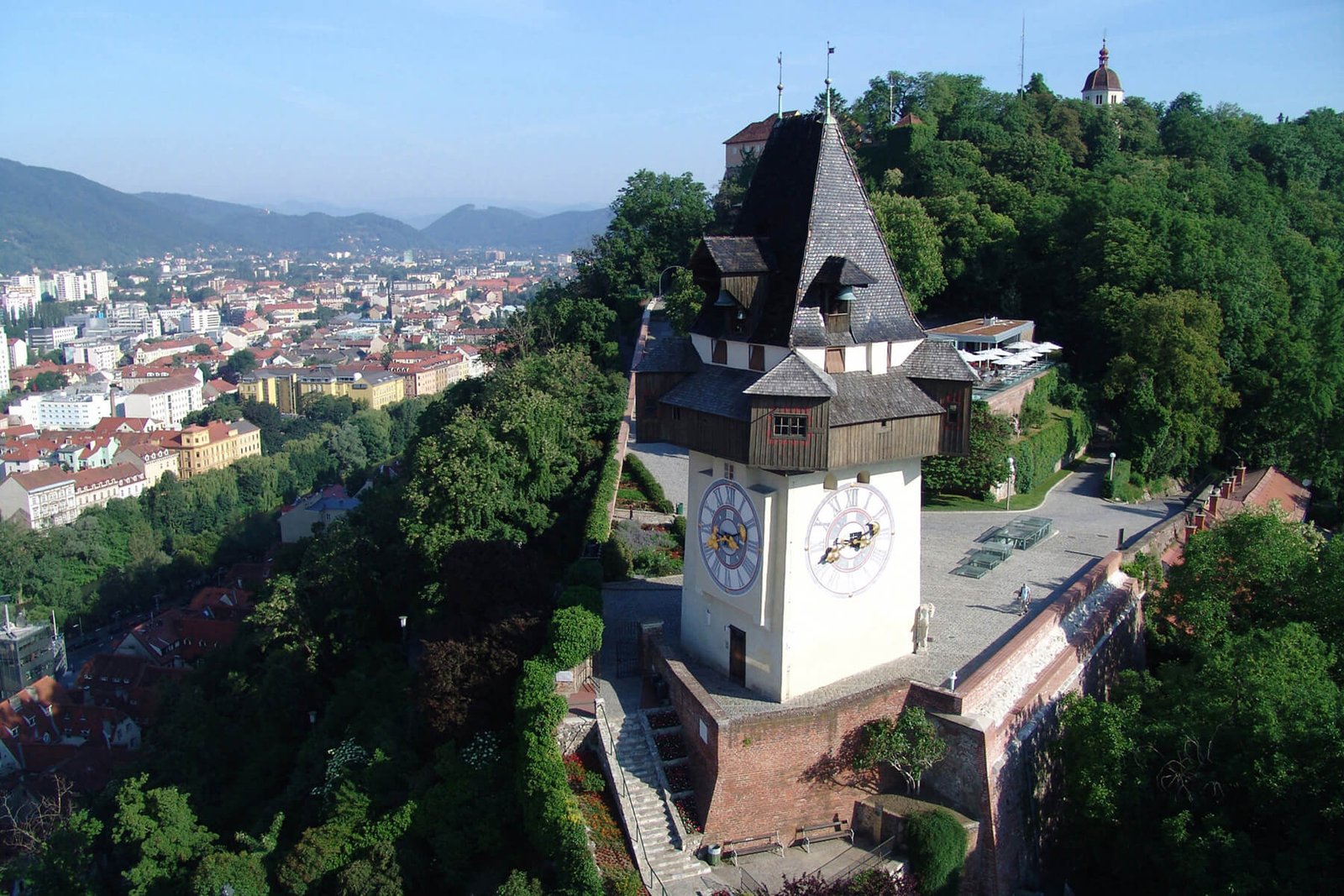Clock Tower, Schlossberg Fortress, Graz, Austria Schlossberg Castle