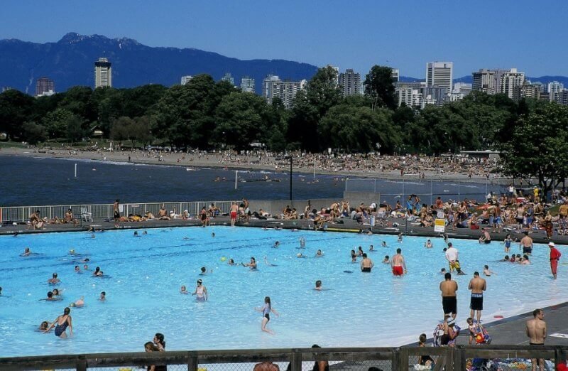 Second Beach в Stanley Park Photo: Second Beach in Stanley Park, Vancouver