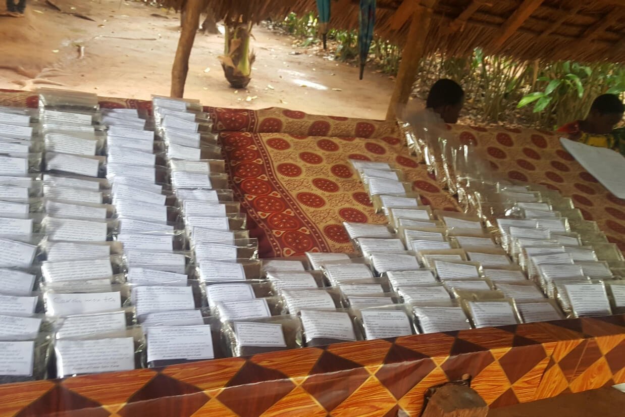 Photos of various spices at the Tangawizi Spice Farm You can buy spices