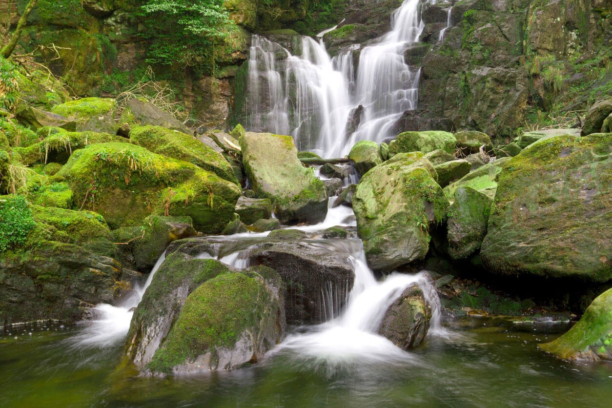 Pictured is Torc Waterfall Tork Waterfall