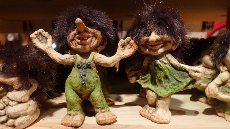 Souvenirs troll figurines Troll figurines